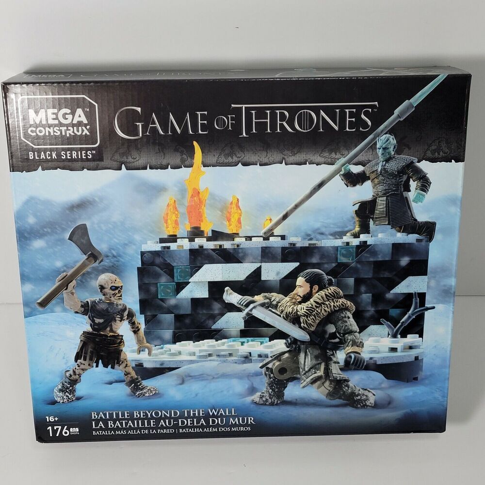 Mega Construx Game of Thrones Battle Beyond The Wall New Black Series 176 Pieces